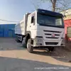 Caminhão Basculante Usado Howo 4x4 e 8x4 Exportado para África Caminhão de Engenharia de Mineração de Ponte Dupla 371 Cavalos de Potência