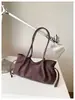 Bolso de axila retro casual de alta gama para mujer, nuevo bolso tote de diseño de nicho elegante, bolso de hombro y de mano