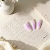 Pegatinas de Uñas Estilo Romántico Francés de Gama Alta Pegatinas Inglesas Finas y Resistentes Pegatinas Coreanas Impermeables Simples