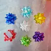 Entrega Direta da Fábrica de Guirlandas de Flores Estrela para Decoração de Natal, Decoração de Caixa de Presente, Guirlandas de Flores Estrela de Plástico PP de Cor Simples e Elegante