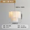 Lâmpada Criativa Moderna de Vidro Murano Francês de Luxo Leve para Sala de Estar de Villa, Lustre Estilo Antigo Duplex para Quarto Aconchegante