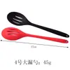 Colher de silicone tudo-em-um de peça única, colher secreta, escumadeira, colher de sopa, colher, colher para misturar salada, utensílios de cozinha de silicone, resistente a altas temperaturas