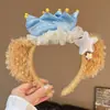 Linda Diadema de Peluche para Mujer, Nuevo Estilo de Dibujos Animados 2026, Adorable Pinza de Pelo Diadema, Accesorio para Fotos de Viaje, Versátil