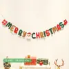 Navidad Feliz Navidad Banner Tirar Bandera Colgar Bandera Decoración Lugar de Navidad Fiesta Centro Comercial Diseño Bandera Colorida