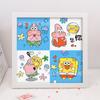 Sanrio Pintura Diamante Doraemon Infantil Artesanal DIY Adesivo Diamante Bob Esponja Pintura Diamante Completo Alvenaria Atacado