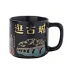 Taza Personalizada que Cambia de Color con Patrón de Logo Taza de Cerámica que Cambia de Color Taza de Café Taza de Agua para Oficina Taza de Regalo para Empresa