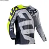Maillot Transpirable de Secado Rápido para Ciclismo Jersey de Ciclismo Largo para Bicicleta de Montaña Traje de Carrera Downhill para Motocicleta Fox