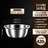 Cesta Drenadora de Acero Inoxidable al por Mayor, Colador Grueso para Cocina Doméstica, Juego de Recipientes para Lavar Arroz y Filtrar Agua