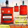 Balde de mistura de cimento misturador de argamassa vertical 350L cinza balde de mistura de argamassa misturador de cimento duplo misturador
