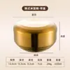 Tazón de Arroz de Acero Inoxidable 304, Tazón Pequeño Dorado con Tapa, Tazón Doble Capa Anti-quemaduras para Uso Doméstico para Niños, Vajilla de Cocina Estilo Coreano