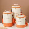 Bolsa Térmica Grande para Trabalhadores de Escritório, Bolsa Térmica para Estudantes, Bolsa Tote Impermeável e Espessa para Marmita