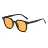 Óculos de Sol Blush Sem Maquiagem Dropshipping Óculos de Sol Gn Óculos Marrons Gradiente Pôr do Sol Óculos de Sol Simples com Armação Grossa Armação Preta Atacado