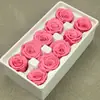 Flor mágica, flor eterna, grado B, 3-4 rosas, 10 flores secas, unicornio, regalo de San Valentín, caja, bolsa.