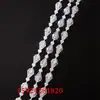 Cortina de Contas para Casamento Corredor de Casamento Decoração de Árvore de Cristal Corrente de Contas Salão de Casamento Adereços de Decoração de Árvore de Natal Contas de Madeira