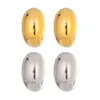 Brincos de titânio e aço novos transfronteiriços leve luxo alta qualidade sensação de grãos de ouro design de nicho brincos femininos Yiwu whisper joias atacado