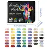 Plumón acrílico de doble punta y doble color transfronterizo, 240 colores, punta suave para pintar para estudiantes, se puede aplicar en capas para graffiti DIY