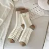 Calcetines Melard para Mujer, Otoño e Invierno, Lana Australiana, Cálidos, Forrados de Felpa, Felpa Gruesa, Calcetines de Media Pantorrilla, Calcetines de Piso para el Hogar, Venta al por Mayor