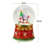 Bola de Cristal Luminosa Personalizada Bola de Nieve de Kuromi Decoración Creativa para el Hogar Escritorio Dibujos Animados Manualidades de Resina Adornos