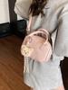Bolso de Mano Cuadrado Pequeño Versátil de Moda Transfronterizo 2026 Primavera Nueva Moda Nicho Estilo Coreano Bolso de Hombro Cruzado