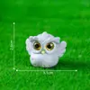 Transfronterizo nuevo micro-paisaje búho ardilla animal pequeño jardinería paisajismo decoraciones diy accesorios colgantes pequeños adornos