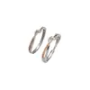 Anillos de Pareja Trenzados Nudo Doble de Mobius Tendencia Europea y Americana Amazon Comercio Exterior Nicho Accesorios de Mano Al por Mayor