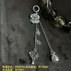 Set de Colgantes con Borlas de Aleación Vintage Accesorios Hanfu Pulsera DIY Colgante para Collar Colgante con Forma de Flor y Pez Estilo Antiguo