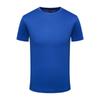 Camiseta de secado rápido para hombre, personalizada, para deportes al aire libre, maratón, manga corta, transpirable, de nailon y seda helada.