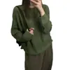 Foto real del nuevo suéter de punto de alta costura coreano Dongdaemun para mujer, otoño 2026, casual y elegante