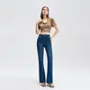 Jeans para Mujer 2025, Cómodos y Suaves, Elásticos en Cuatro Direcciones, Retro, Levanta Glúteos, Gama Alta, Corte Ajustado, Pantalones de Campana
