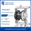 Qiwei bomba de fornecimento direto QBYK3-15 bomba de diafragma de alta pressão de aço inoxidável autoescorvante bomba de garantia de qualidade de fábrica