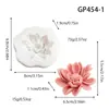 Molde de silicona para gelatina de flores, loto 3D, molde para postre, pudín, mousse de peonía, silicona de grado alimenticio