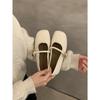 Zapatos Mary Jane de Suela Blanda con Punta Redonda y Boca Baja, Nuevo Estilo Primavera 2026, Versátiles para el Trabajo, Zapatos Planos de Mujer con Correa Única