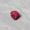 Estilo Retrô Flor Artificial Flor Artificial Borda Queimada Botão de Rosa DIY Arranjo de Flores Feito à Mão Buquê de Casamento Decoração de Casa Novo Produto