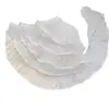 Encaje plisado de malla de puntos blanco y negro de 4 cm de ancho, accesorios para el cabello, decoración para muñecas de pastel, manualidades para hacer tú mismo