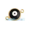 Acessórios para joias DIY micro-incrustados óleo pingando olho turco pulseira de mão sem queda de diamante sem desbotamento acessórios para colar pulseira