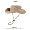Sombrero para Senderismo Mujer Sombrero de Pescador Mezclilla Verano Protección Solar Pesca Senderismo Sombrero para Exteriores Camping Parasol Sombrero Solar Occidental