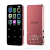Metal Transfronterizo Bluetooth Mp3 Estudiante Walkman Mp4 Reproductor de Música sin Pérdida Botón Táctil Puede Insertar Tarjeta para Grabar