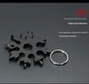 Daifa Multifuncional Snowflake Wrench Mini chave de fenda hexágono Octagon portátil Snowflake Tool Card 19 em um