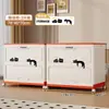 Caja de Almacenamiento de Ropa para Uso Doméstico, Gran Capacidad, Plegable, con Ruedas, para Ropa de Temporada, Colchas, Juguetes, Organizador de Tapa abatible
