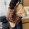 Bolsa Saco Outono/Inverno Ombro Único Para Ir ao Trabalho Casual Moda Bolinhas Bolsa de Mão Feminina 2026 Estilo Coreano Novo Versátil