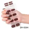 Pó de cebola Zhengxiang 22 adesivos de unha atacado Europeu e Americano Película de esmalte de unha adesivos de unha cor sólida estilo simples adesivos de unha de comércio exterior