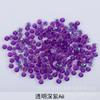 Taladro de resina plano 23456mm taladro de uñas color DIY transparente AB 14 facetas taladro Fujisaki taladro para pegatina de teléfono móvil