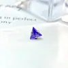 Brincos de Tarraxa Triangulares de Zircônia com Garra em Liga de Titânio F-136 Piercing Labial de Zircônia com Rosca Interna de Titânio G23 Joias para Piercing