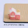 Novo Kit de Acessórios para Joias Artesanais DIY Desenho Animado Casa Estéreo Sorvete Cola Creme Resina Pequenos Acessórios