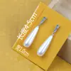 Nuevos pendientes de perla antiguos estilo chino diseño nicho pendientes largos blancos ligeros pendientes de moda nuevos 2024