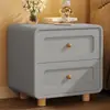 Mesa de cabeceira francesa madeira maciça branca quarto de casa 2026 novo alta qualidade luxo leve pequeno estilo creme armário de cabeceira