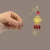 Horquilla de Linterna Palacio de Loto para Mujer Festival de Mediados de Otoño Hanfu Antiguo Cheongsam Horquilla de Loto para Caminar Horquilla de Moño Súper Hada Accesorios para el Cabello