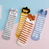 Calcetines infantiles de primavera y otoño para niños y niñas calcetines altos de dibujos animados medias para bebé recién nacido calcetines para pantorrilla de bebé fabricantes al por mayor