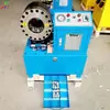 Máquina Pequena de Encolhimento de Tubo Vertical, Máquina Hidráulica Elétrica para Junta de Topo de Tubo de Aço e Tubo Quadrado, Máquina Totalmente Automática para Ponta de Tubo de Metal