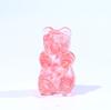 Oso Creativo Resina DIY Joyería Pequeños Adornos Llavero Colgante Carcasa de Teléfono Pequeños Accesorios